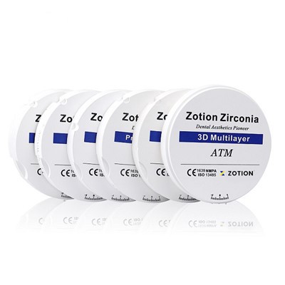 Dental consumable flexible denture zirconia blank block