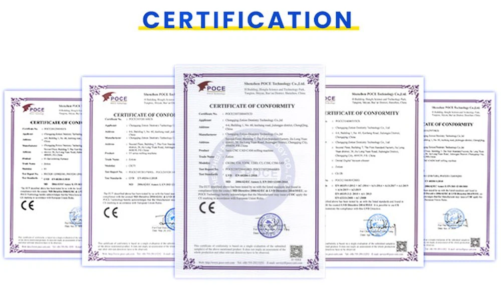 Amann Girrbach Dental Zirconia Block certification Amann Girrbach Dental Zirconia Block certification