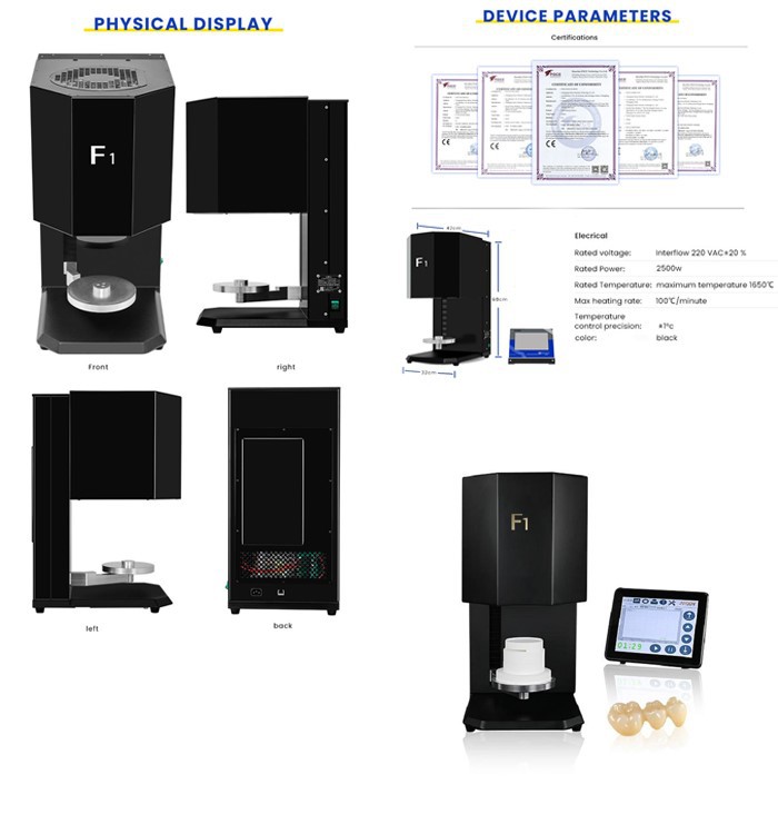 Ceramic Sintering Oven Lab Equipment Dental Zirconia Furnace display Ceramic Sintering Oven Lab Equipment Dental Zirconia Furnace display