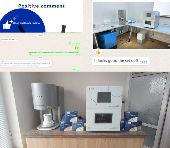 Dental Crown milling machine CAD CAM 5 axis Dental Milling Machine customer feedback Dental Crown milling machine CAD CAM 5 axis Dental Milling Machine customer feedback