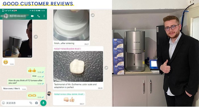 Economical Dental fast Sintering Furnace customer feedback Economical Dental fast Sintering Furnace customer feedback