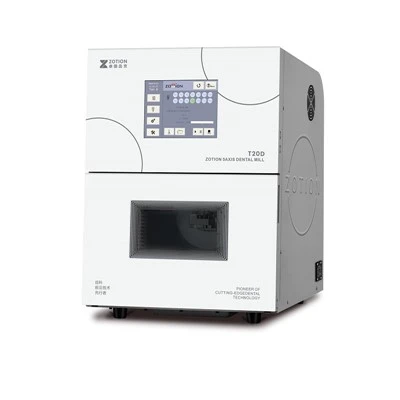 Small Size 5 Axis Dry Milling Machine Of Zirconia Disc For Dental Lab Clinic