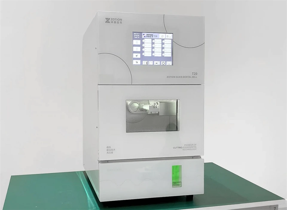 ZOTION T20W-E Chairside Dental 5 Axis Cad Cam Wet Milling Machine For Titanium Premill Abutment suppliers