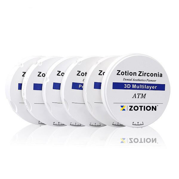 3D Multilayer Zirconia Block For Anterior Teeth