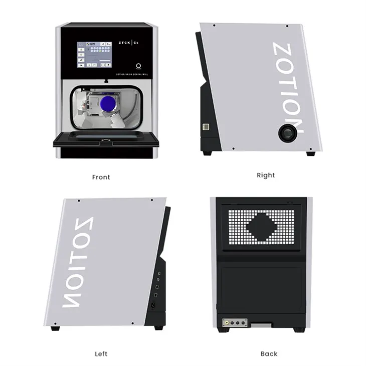 5 axis cad cam milling machine for dental lab zirconia block