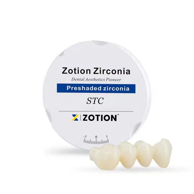 CAD CAM Medical Product Dental Ceramic Zirconia Discs For Denture Crown Bridge Veneers Teeth