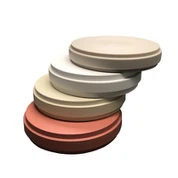 Dental Lab Natural Color White Yellowish Gingival Color Dental PEEK Blank