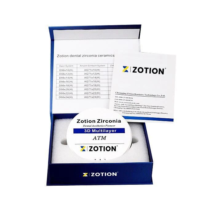 Zotion Newest Technology Dental Zirconia Ceramics Disc