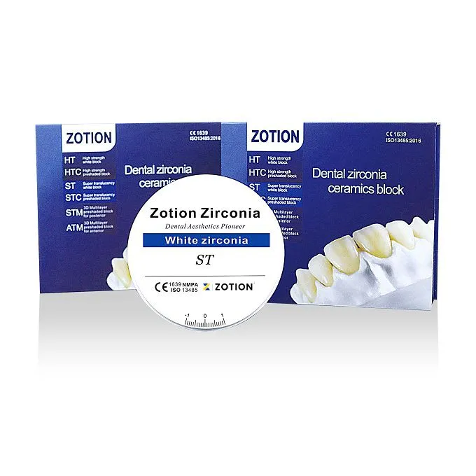 ST Preshaded Zirconia Block For Dental Lab CE Certificate